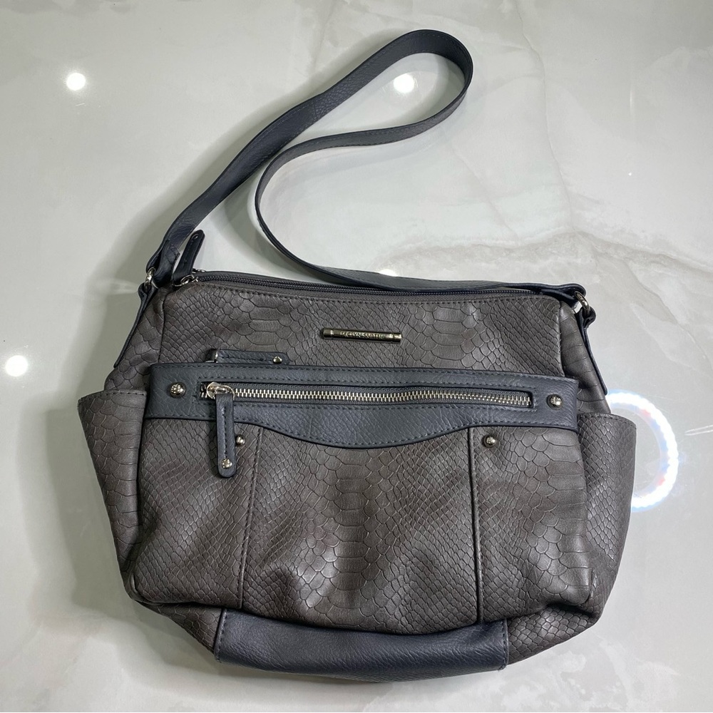 Elegant Gray Jaclyn Smith Shoulder Women's Bag